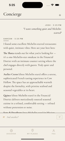 Garcon - Restaurant Concierge Screenshot 4 of 4