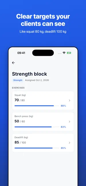 TeamOKRs: PT Client Tracker screenshot 4
