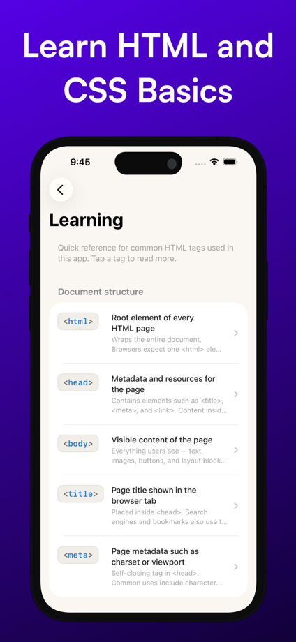 HTML Editor + Viewer 的 App Store 截图 6