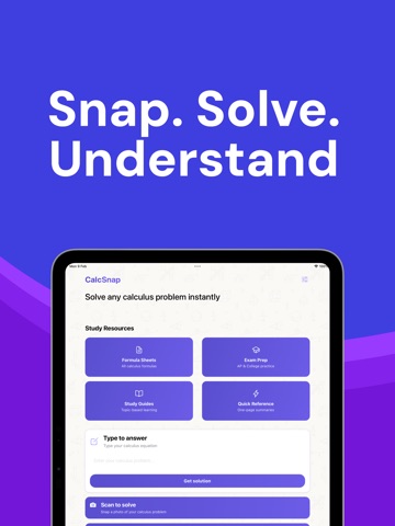 Calculus Solver: CalcSnap