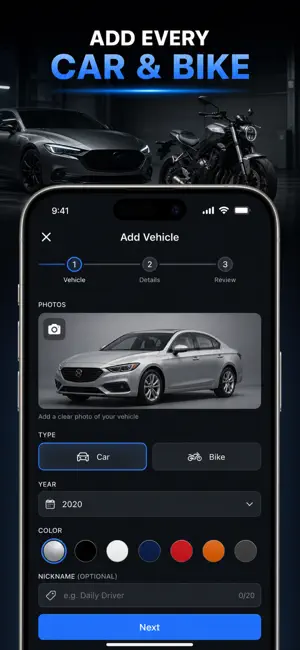 Car Maintenance: Fuel & Log screenshot 2
