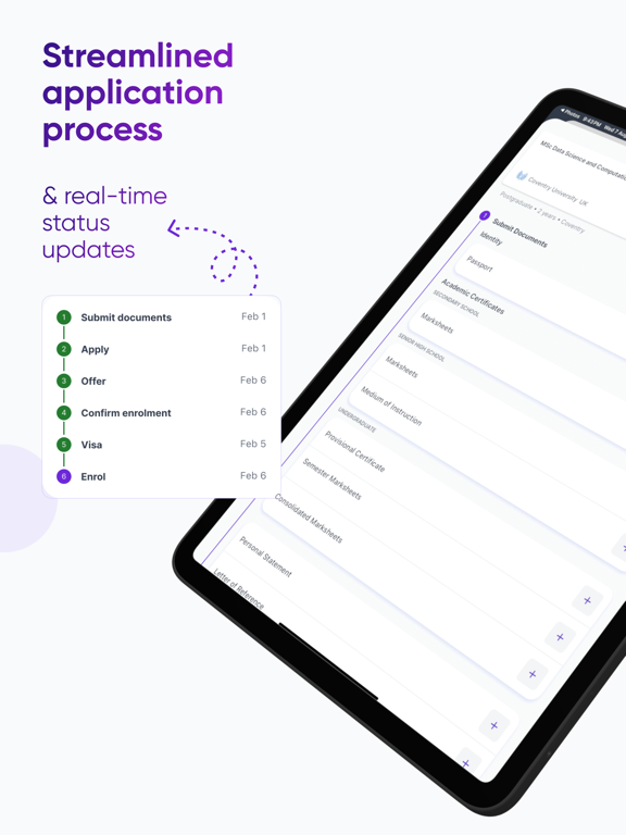 Edvoy:Study Abroad Made Simple iPad screenshot 5 - Education app