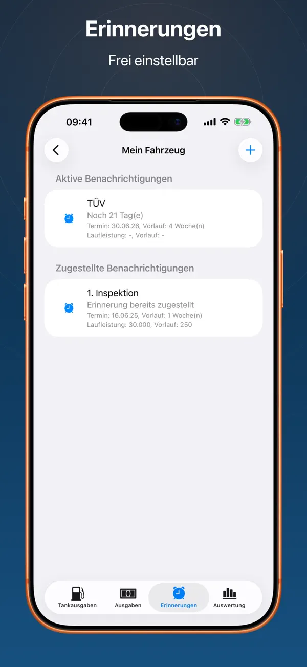 FuelMe - Tankbuch, Screenshot 3