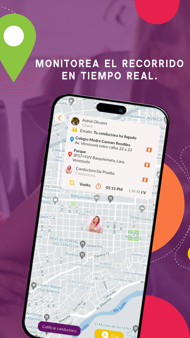 Chami Rides App iPhone screenshot 5 - Navigation app