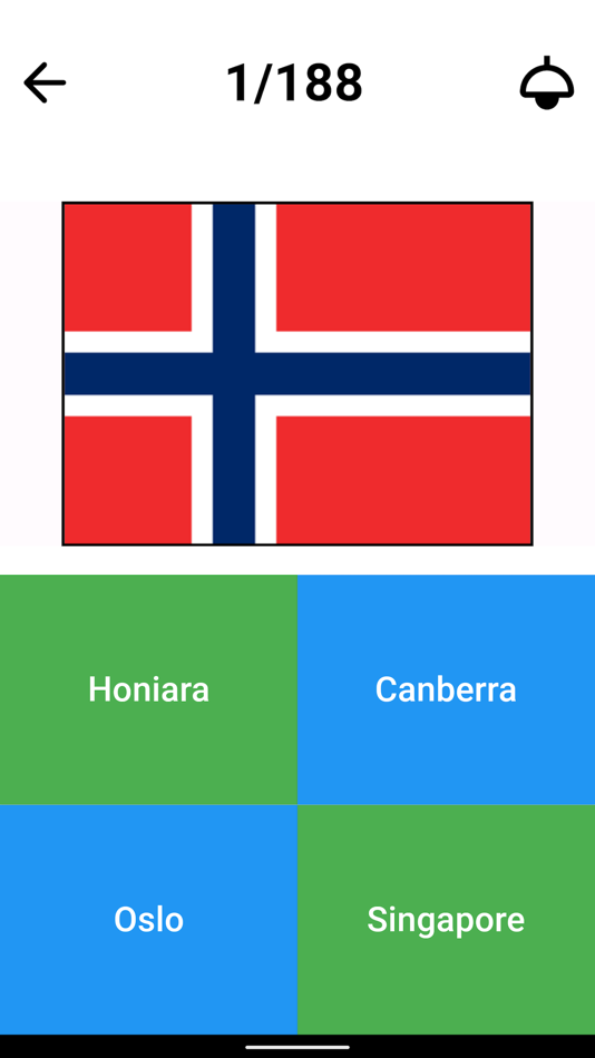 #4. GUESS THE FLAGS - QUIZ (iOS) Podle: NIKI TECH