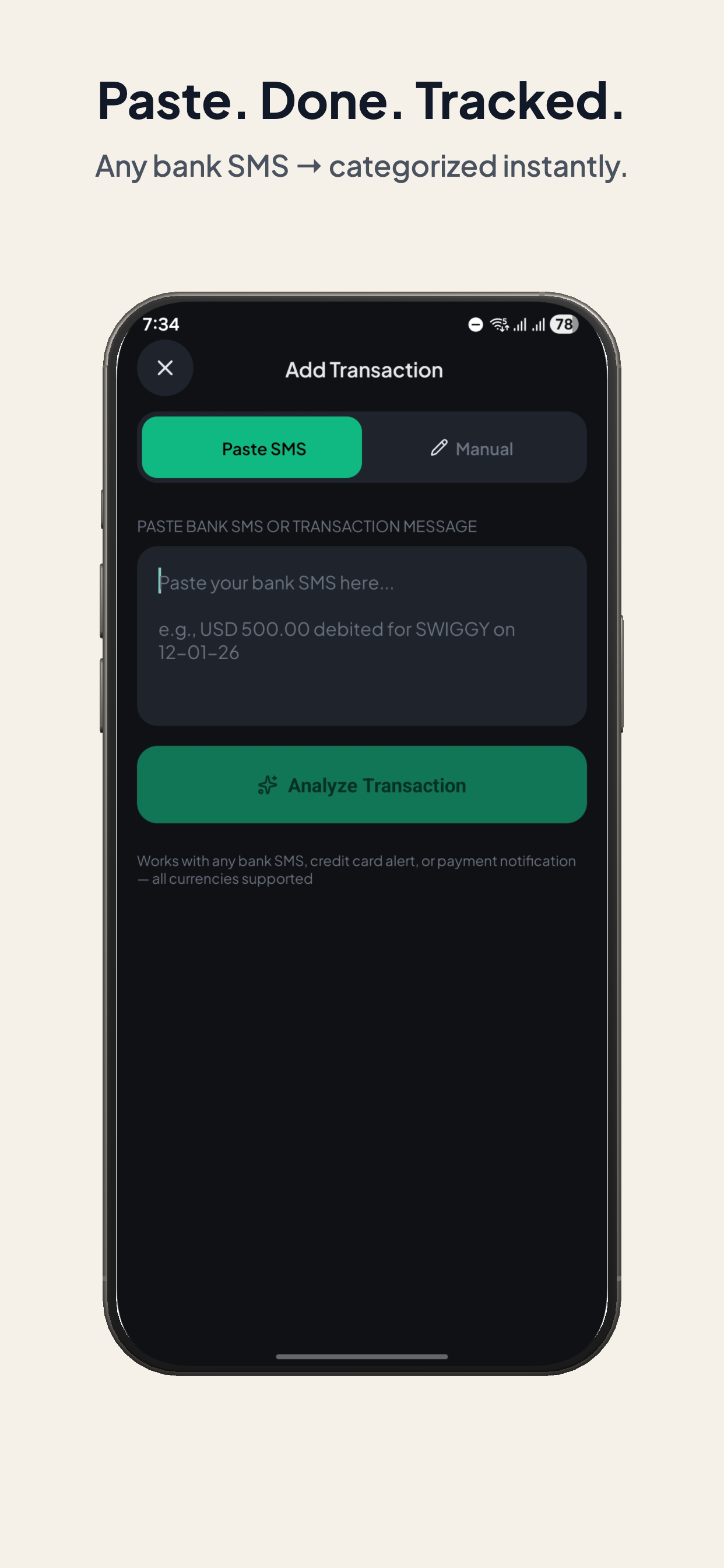 AI Expense Tracker - Ginti