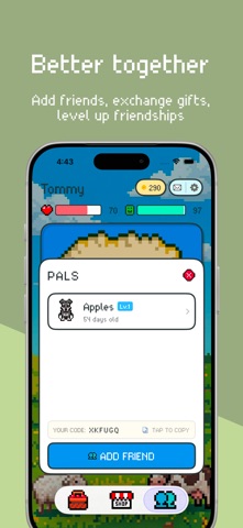 Huggs: Your Virtual Pet Friend iPhone screenshot