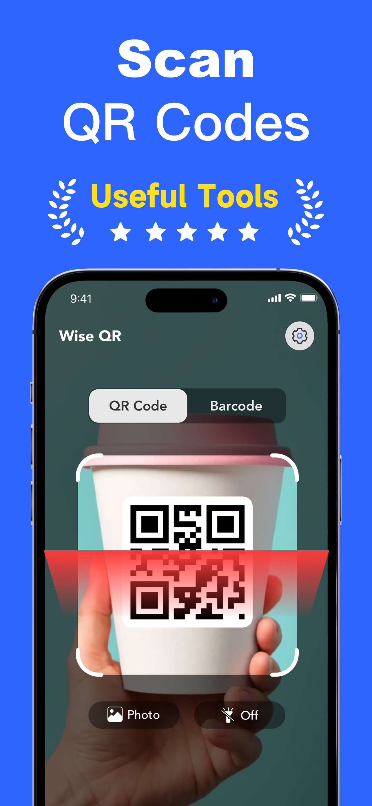 Wise QR - Barcode Scanner