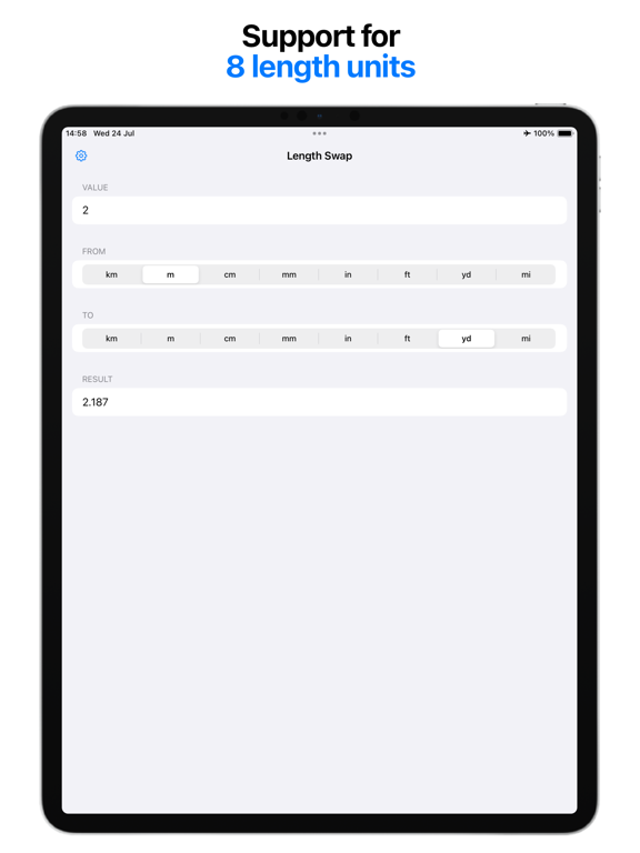 Screenshot #5 pour Length Swap: Length Converter