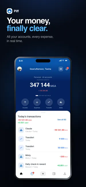 Piff - Budget & Finance IA screenshot 1
