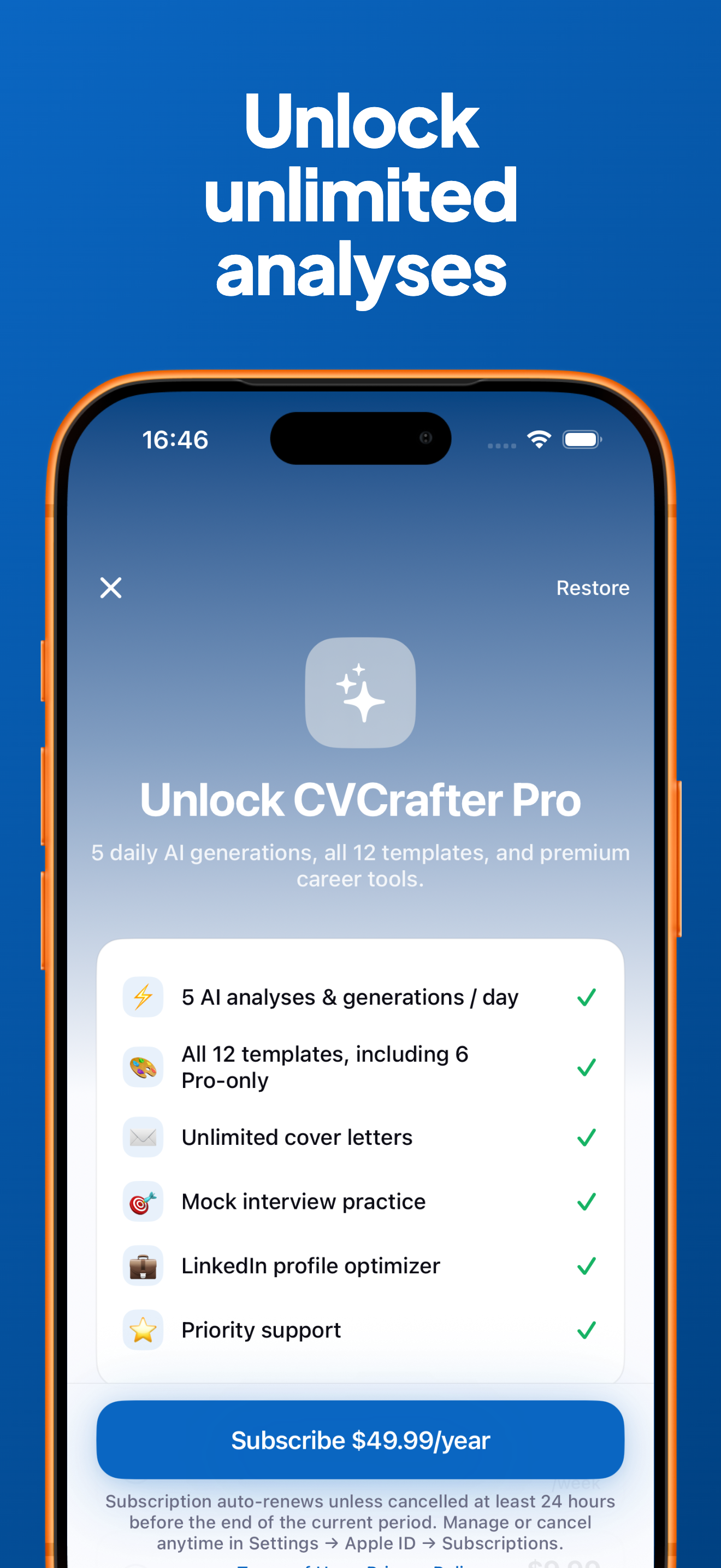 CVCrafter - AI Resume Builder screenshot 10