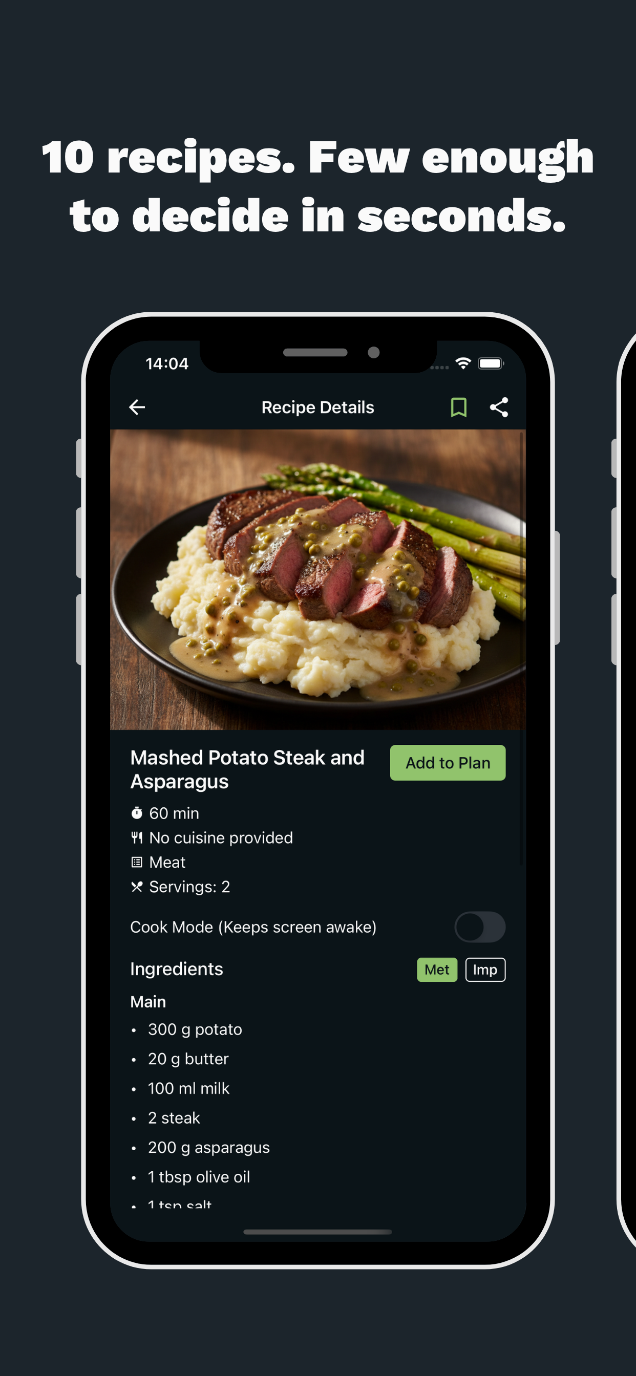 Kippo - Weekly Meal Planner