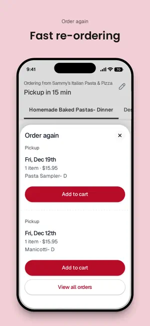 Sammy's Italian Pasta & Pizza screenshot 4