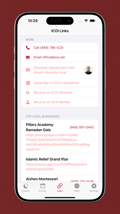 Islamic Center of Irvine Screenshot