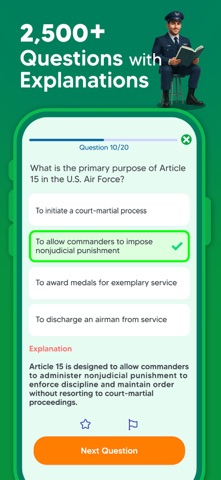 PDG Edge: PFE Air Force Exam iPhone screenshot