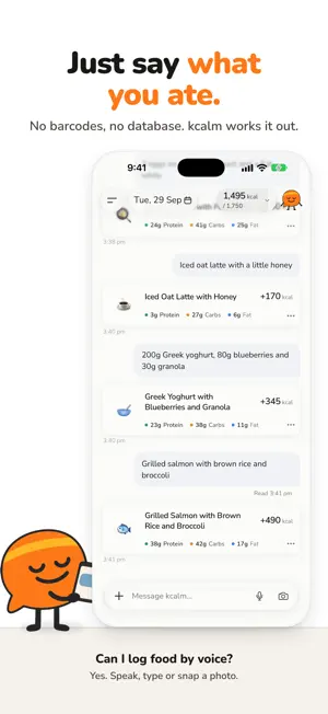 kcalm: AI Food Tracker screenshot 2