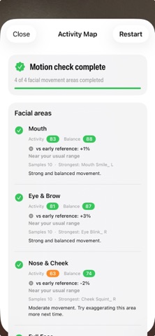 Face & Speech Check screenshot