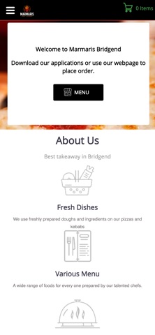 Marmaris Kebab Pizza Bridgend iPhone screenshot