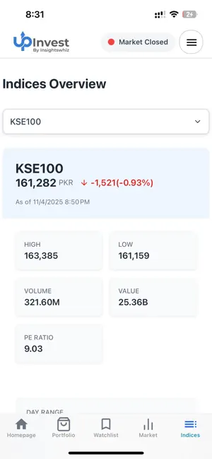 Upinvest screenshot 3