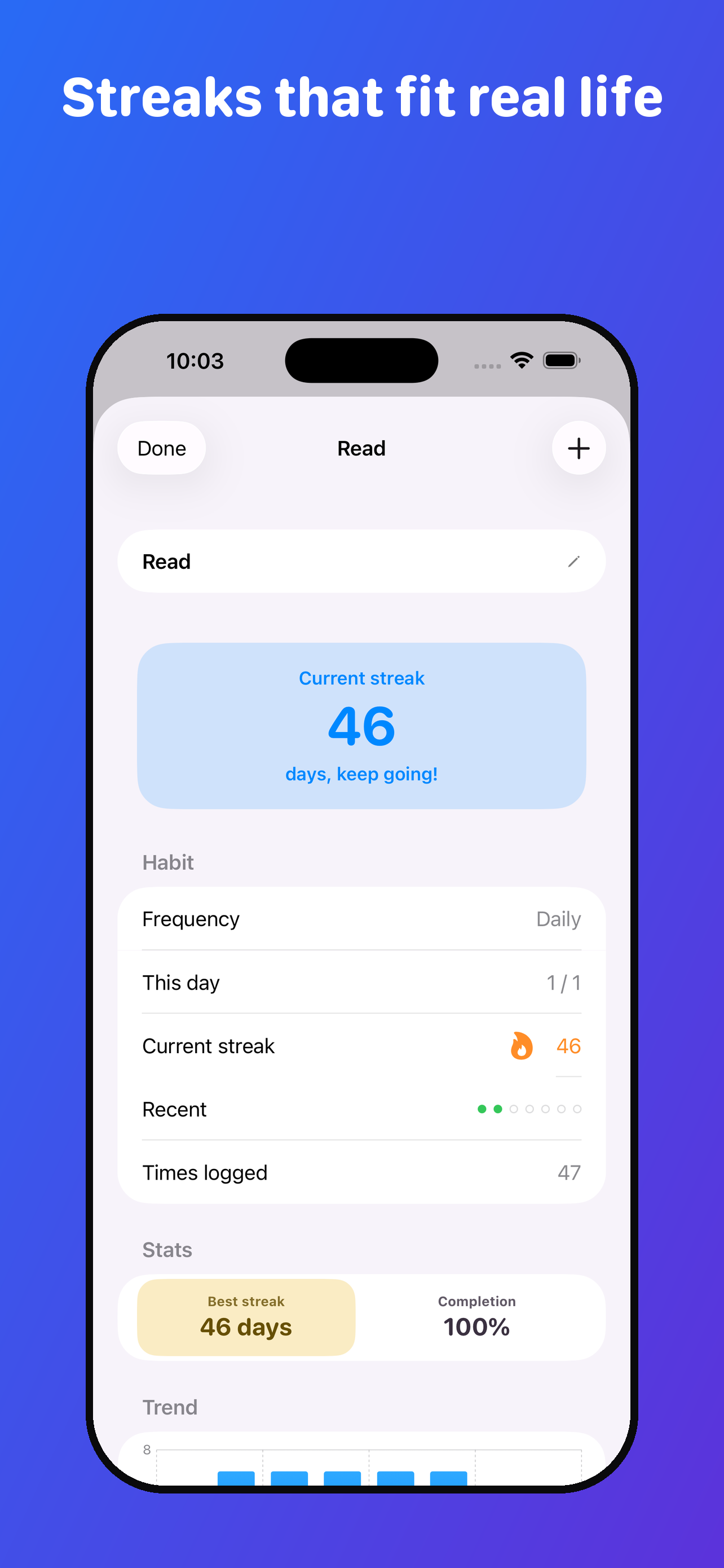 Onward — Goal & Habit Tracker screenshot 5