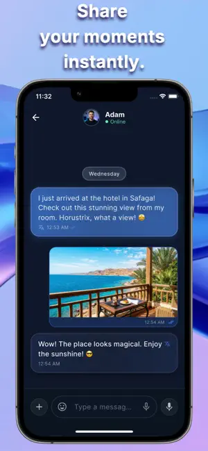HChat (Horustrix Chat) screenshot 4