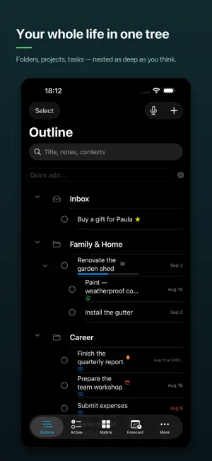 DoTree - Task Organizer screenshot 1