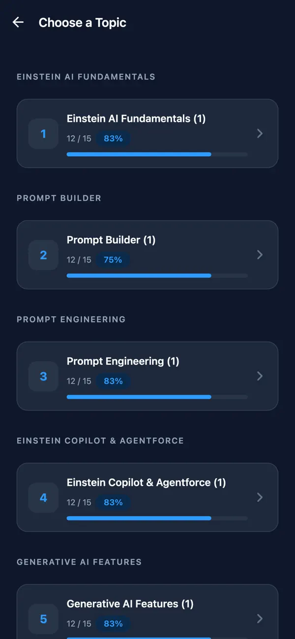 Screenshot #2 pour AI Specialist Cert Prep