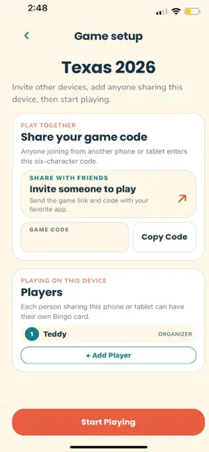Travel Bingo! screenshot 3