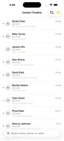 Contact Timeline Screenshot 4 of 4