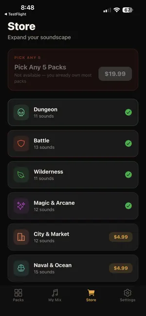 AmbientDM - Soundboard for DMs screenshot 4