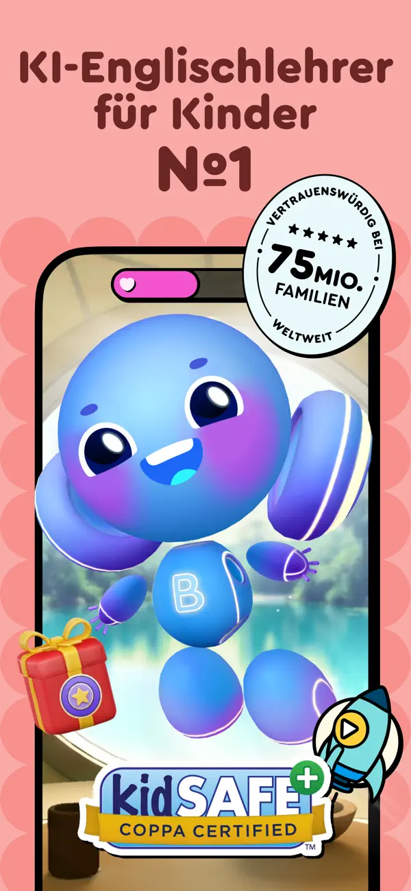 Buddy.ai: Englisch für Kinder iPhone App Screenshot 1 – Bildung