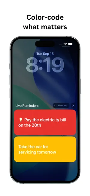 Lock Screen Notes: LockCards screenshot 4
