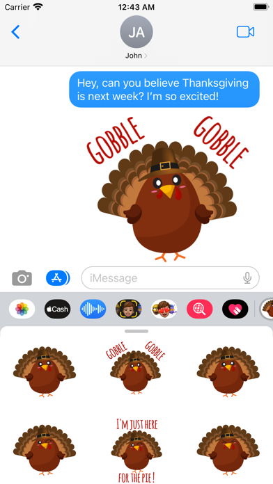 Happy Thanksgiving Day Gobble Screenshot