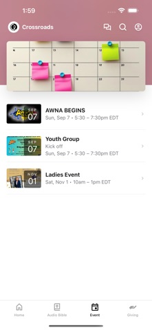 Crossroads Bible Bedford Screenshot 2 of 3
