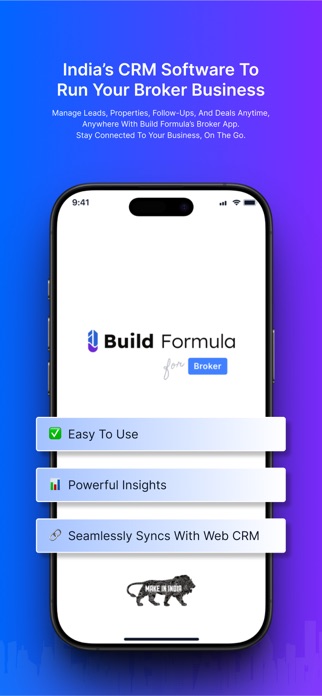 BuildFormula Broker App Screenshot 1 of 7