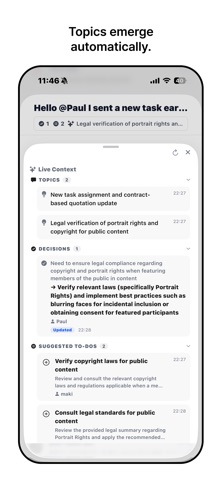 Markhub: AI Workspace screenshot