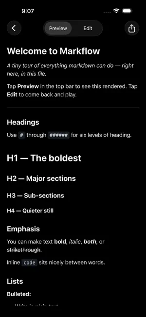 Markflow — Markdown Reader screenshot 2