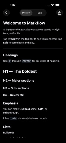 Markflow — Markdown Reader Screenshot 2 of 4