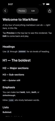 Markflow — Markdown Reader screenshot 2