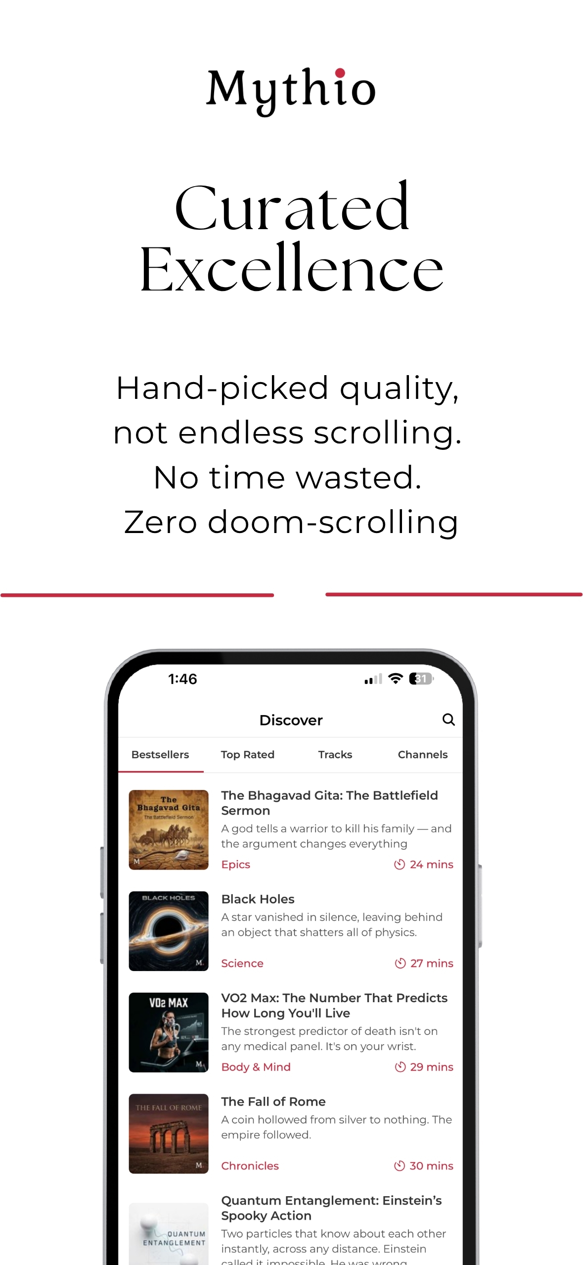 Mythio: Audio Documentaries