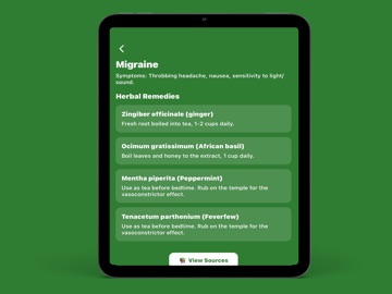 HerbAfric iPad screenshot