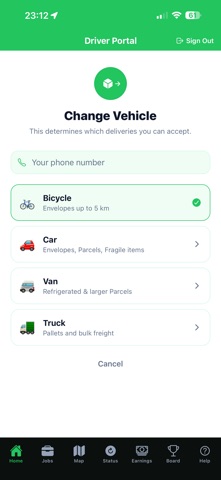 GreenDrop Logistics screenshot