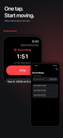 WatchMotion Editor iPhone screenshot 2