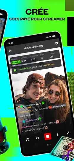 Capture d'écran de Kick - Live Streaming sur iPhone 4