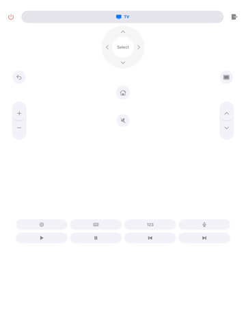 Universal Remote (TV) iPad screenshot