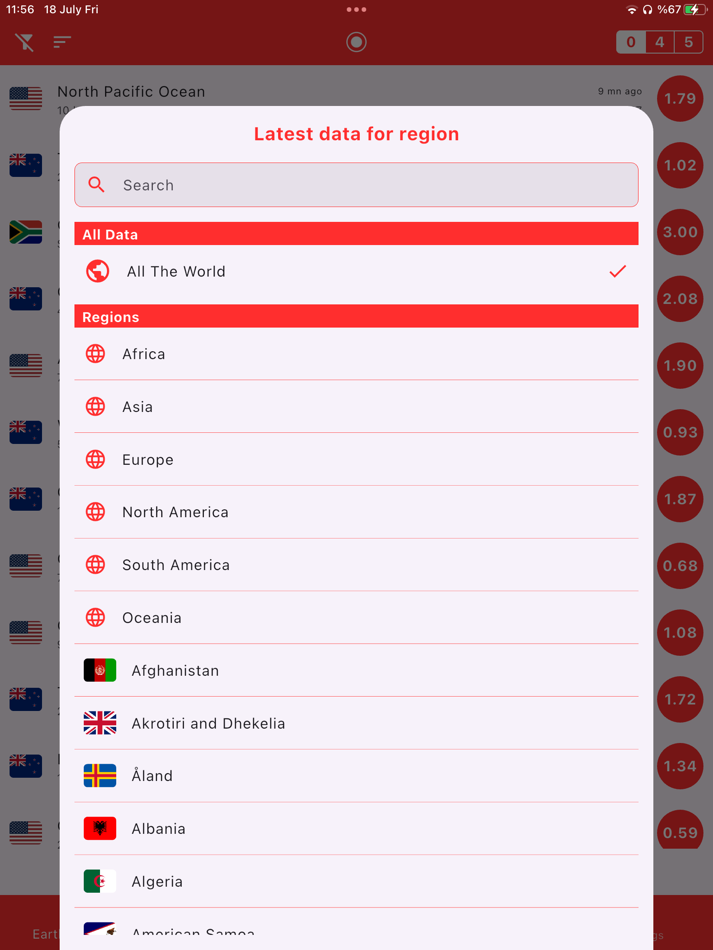 #4. Earthquake Hub & Alerts (iOS) 由: Aybat Bertan Artan