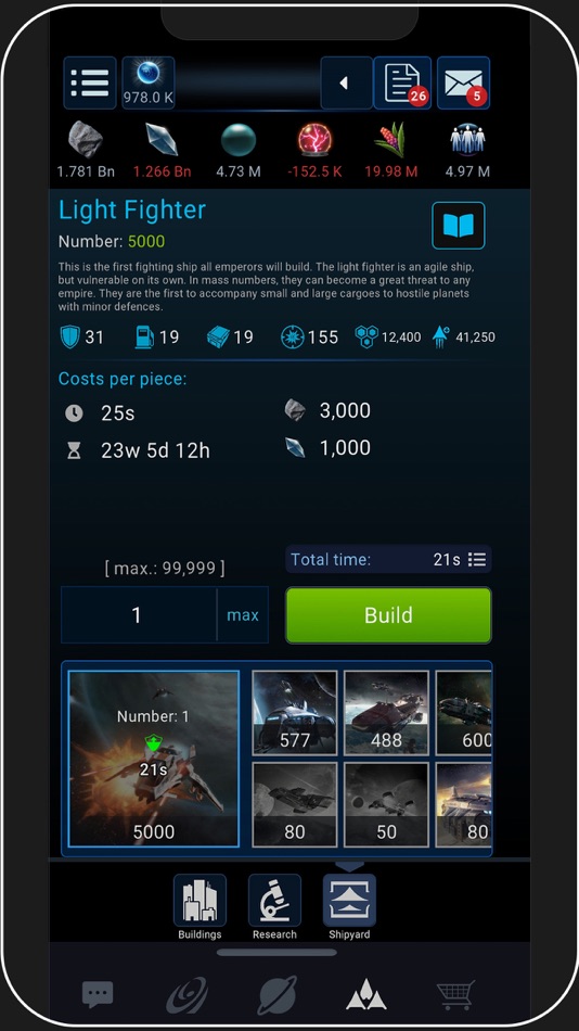 #3. OGame (iOS) Bởi: Gameforge 4D GmbH
