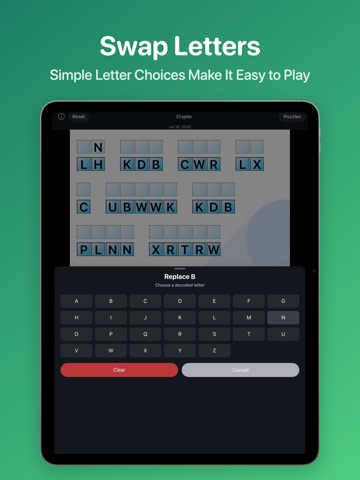 Pockster Crypto iPad screenshot