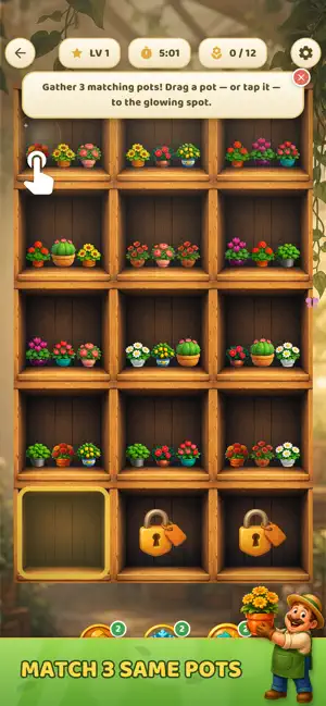 Sprout Sort: Flower Garden screenshot 1