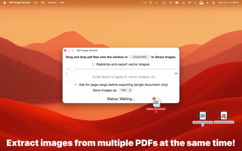 PDF Image Xtractor screenshot
